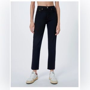 RE/DONE Comfort Stretch High Rise Stovepipe Jean